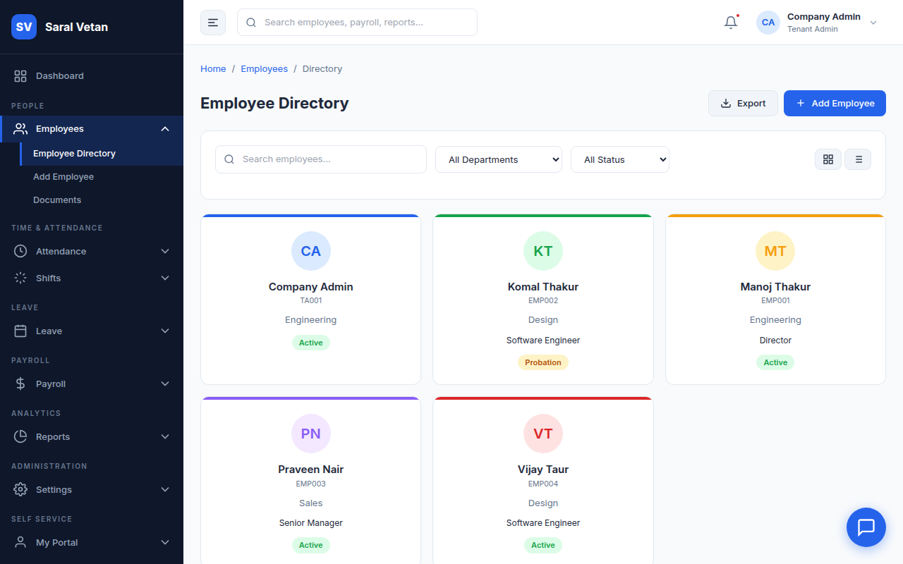 The Employees Module