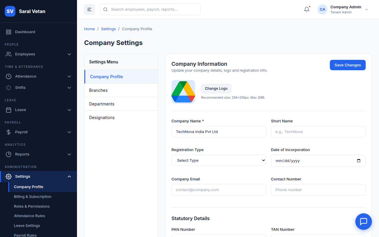 The Settings Module