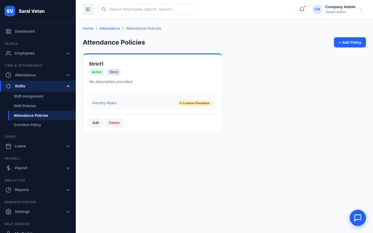 Automated Penalties